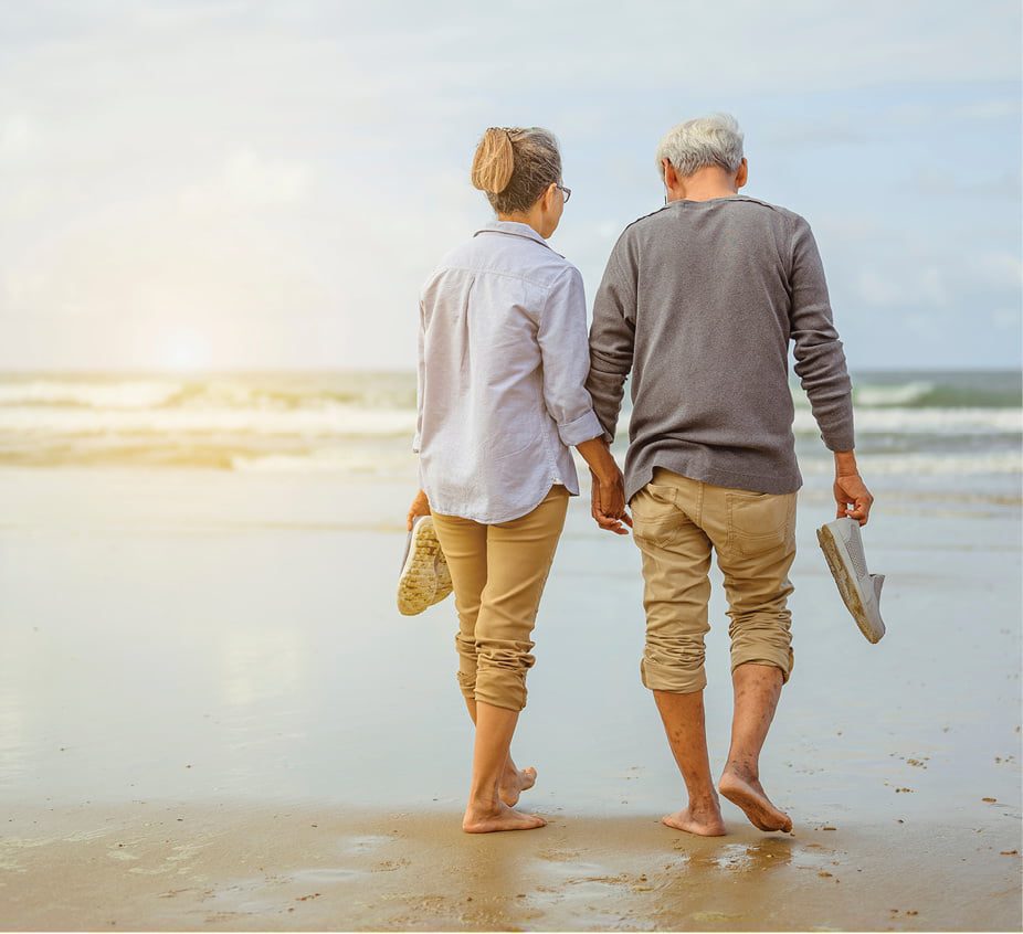 Couple on a beach