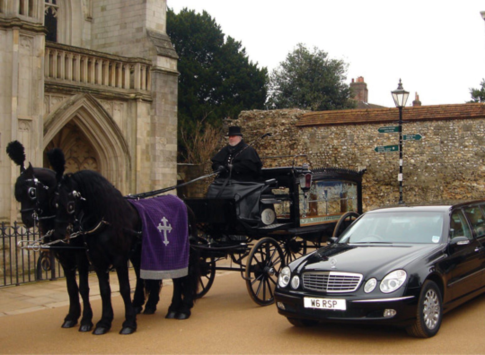 Horse drawn funerals